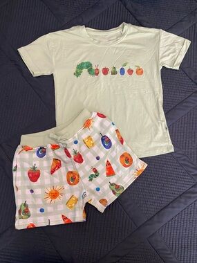 Bums and Roses ‘The Very Hungry Caterpillar’ Shirt Sleeve T-Shirt & Shorts Set